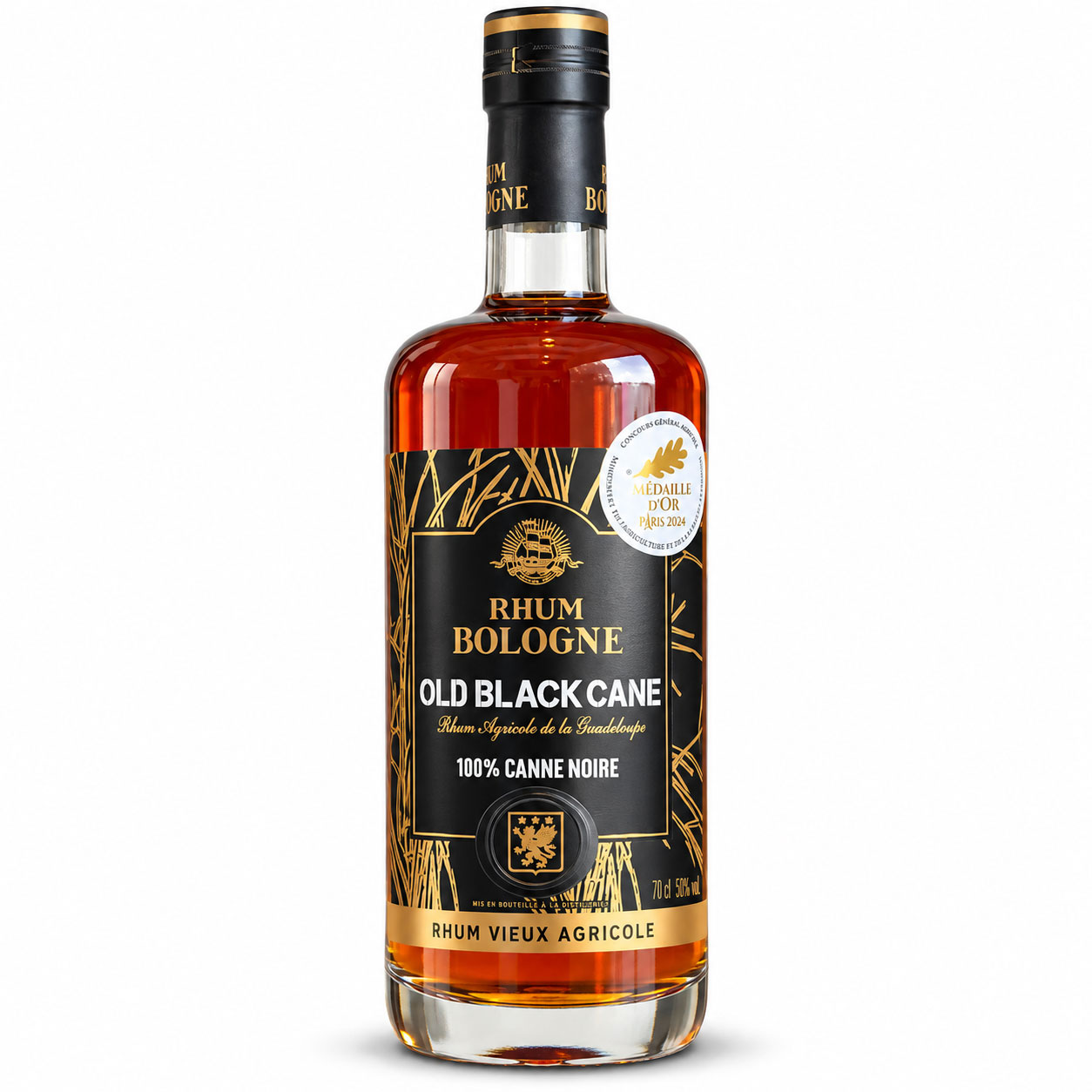 Bologne Old Black Cane – Rhum agricole vieux